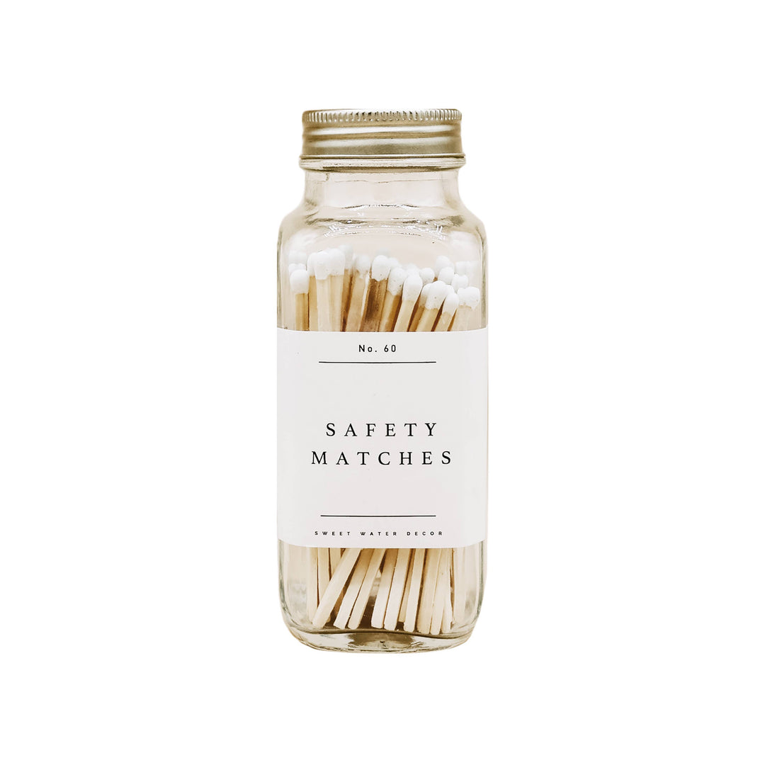  Stylish safety matches are the perfect complement to any space. Modern, chic, and simple in design, they are functional home décor at its best.  Perfect for any room - from the bedroom, to living room, bathroom and more. Curate the perfect gift by pairing our safety matches with one of our candles + a candle care kit!