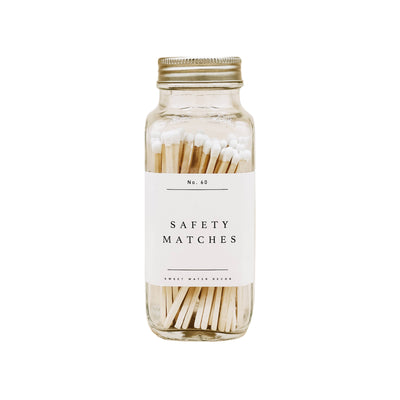  Stylish safety matches are the perfect complement to any space. Modern, chic, and simple in design, they are functional home décor at its best.  Perfect for any room - from the bedroom, to living room, bathroom and more. Curate the perfect gift by pairing our safety matches with one of our candles + a candle care kit!