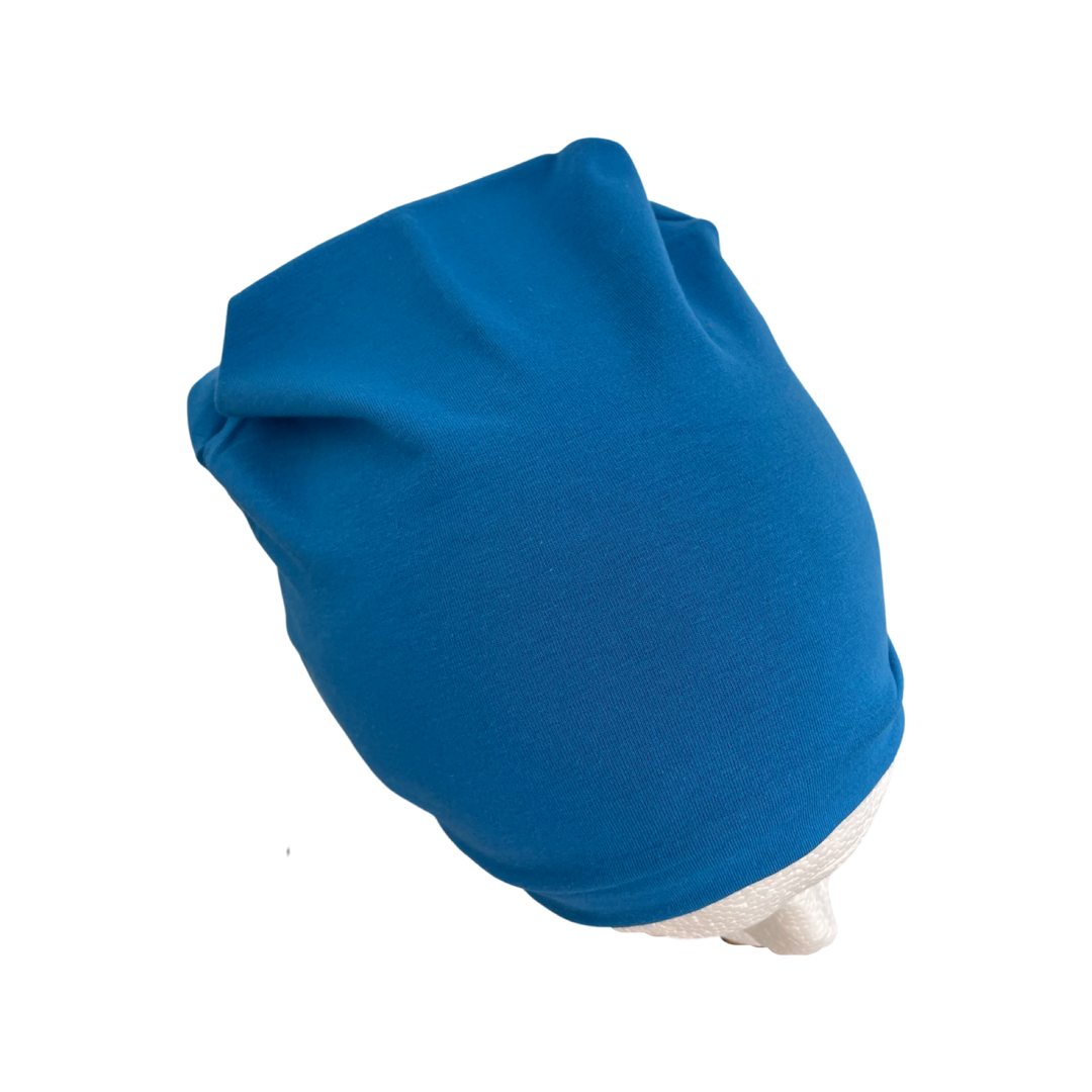 Beanie Hat _ Unisex Cancer Blue Beanie