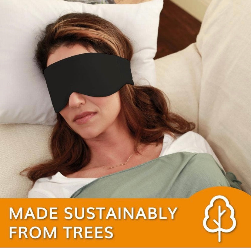 The Escape Sleep Mask in Jet Black