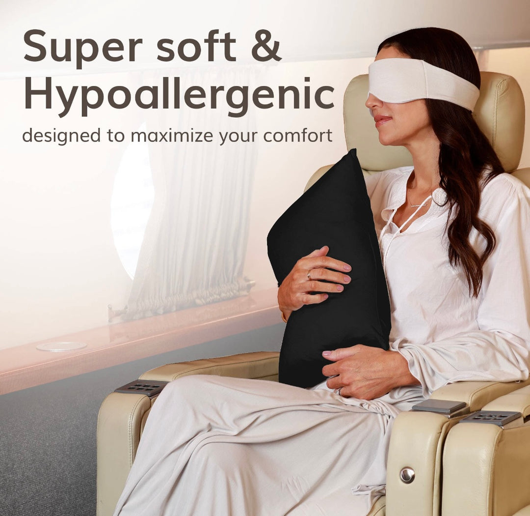 The Odyssey Travel Pillow_ Black
