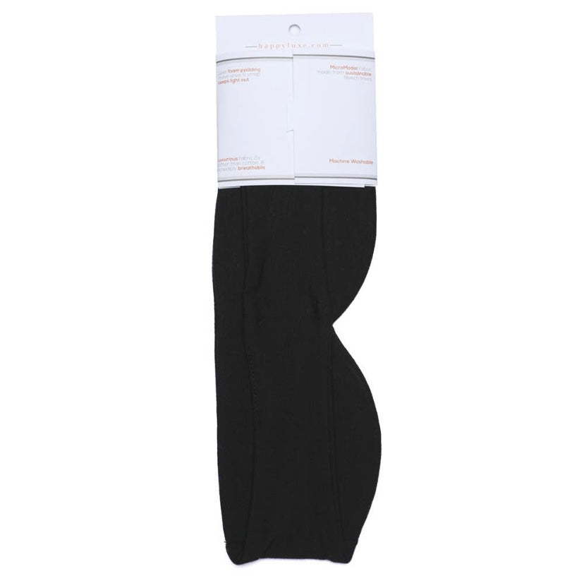 The Escape Sleep Mask in Jet Black