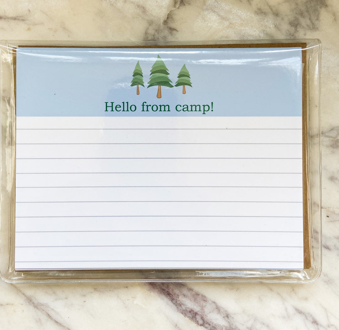 Camp Stationary- Blue