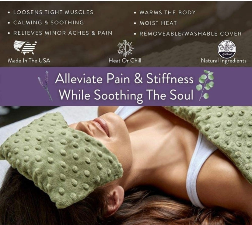 Spa Eye Mask - Lavender Angora Platinum