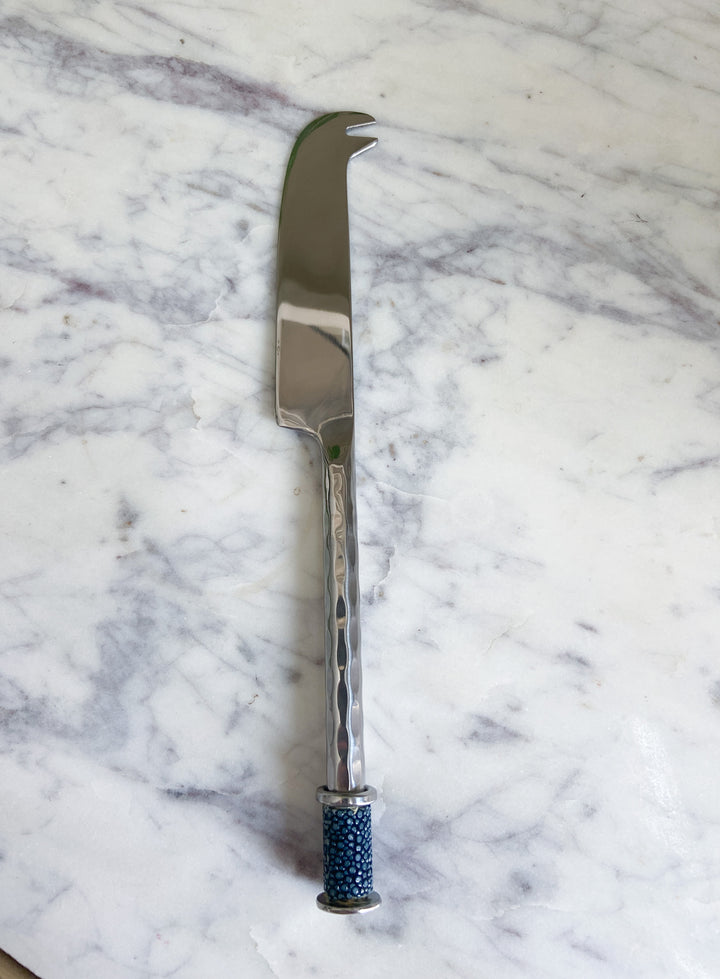 Hammered Stainless Steel Cheese Knife