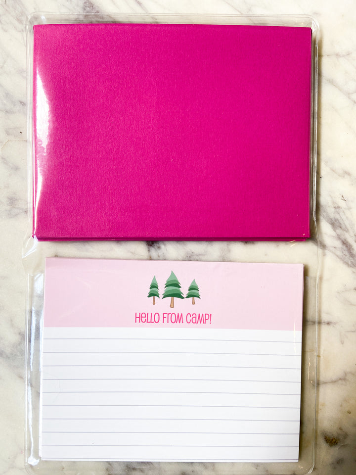 Camp Stationary- Pink
