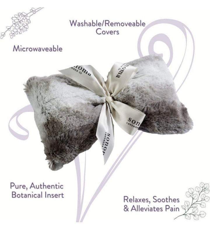 Spa Eye Mask - Lavender Angora Platinum