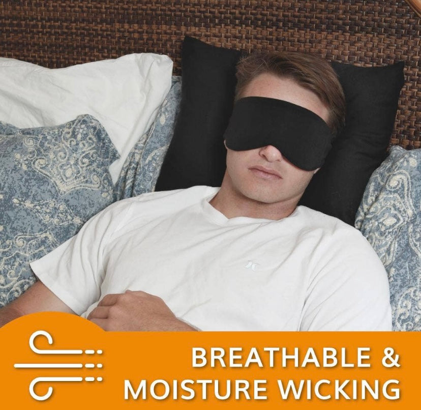 The Escape Sleep Mask in Jet Black