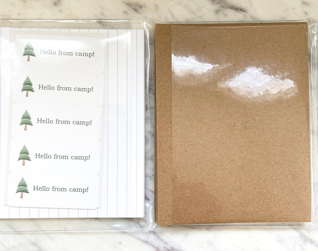 Camp Stationary- Blue
