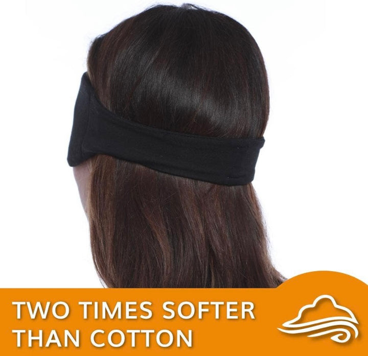 The Escape Sleep Mask in Jet Black